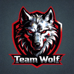 Team Wolf 战队Logo，狼头图案